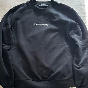 Dolce & Gabbana Men's Black Crewneck Sweater